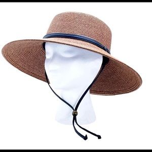 Sloggers Wide Brim Braided Sun Hat NWOT